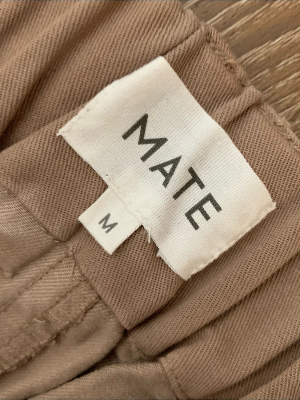 Mate the label brown Tencel twill
Pleated trouser pants M - Picture 7 of 10
